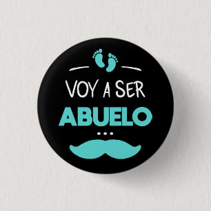 Badge Rond 2,50 Cm Voy a ser abuelo