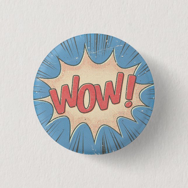 Badge Rond 2,50 Cm Wouah ! (Devant)