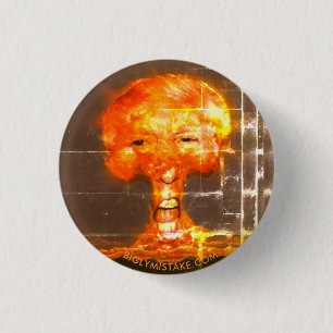 BADGE ROND 2,50 CM WW3 LE RATINGES SERA YUGE !