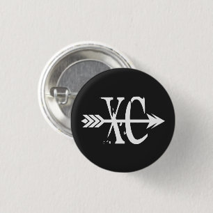 Badge Rond 2,50 Cm XC fonctionnement de pays croisé