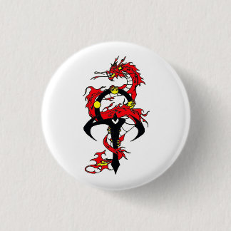 Badge Rond 2,50 Cm xen le bouton de dragon