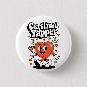 Badge Rond 2,50 Cm Yapper certifié