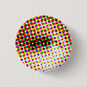 Badge Rond 2,50 Cm Yeux diamant