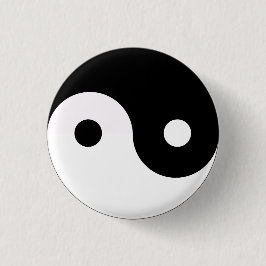 Badge Rond 2,50 Cm Yin Yang