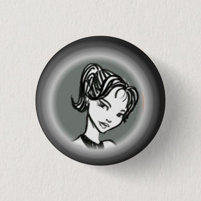 Badge Rond 2,50 Cm Yllwenn lineart (Devant)