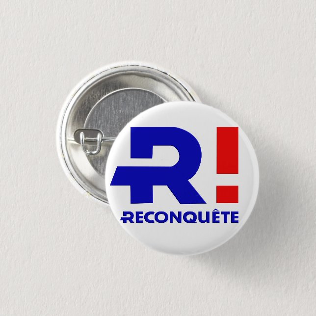 Badge rond 32 mm, Zemmour Président 2022 (Devant & derrière)