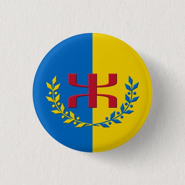 badge rond 3 cm logo kabylie (Devant)