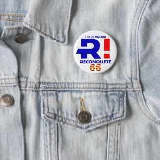 Badge rond 57 mm, Zemmour Président 2022