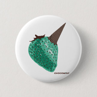 BADGE ROND 5 CM チョコミント_イチゴ