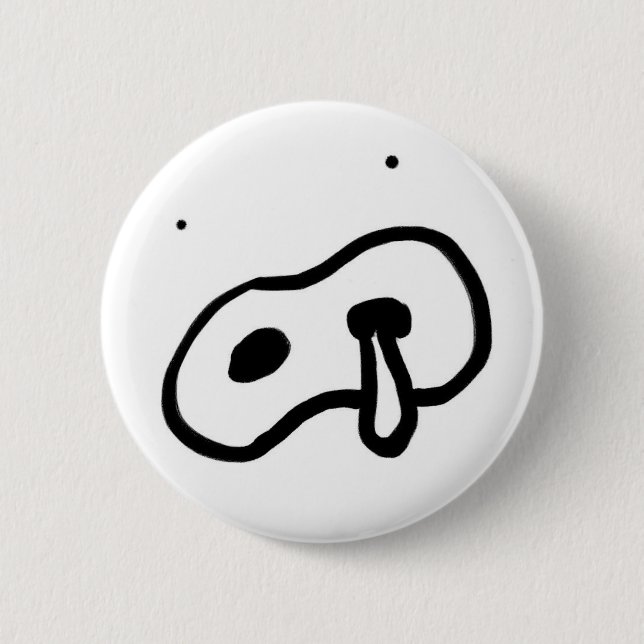 BADGE ROND 5 CM 鼻水ぶた (Devant)