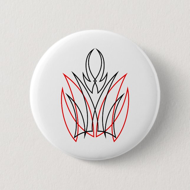Badge Rond 5 Cm 0001 Pinstripe (Devant)