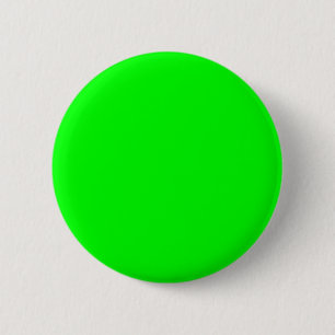 Badge Rond 5 Cm 00FF00 Vert Citron