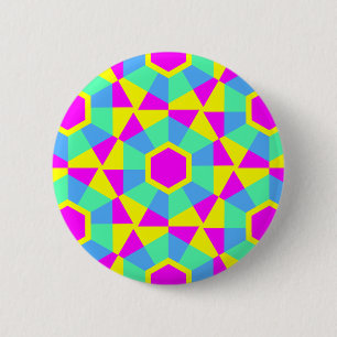 Badge Rond 5 Cm 060614 (02) géométrique