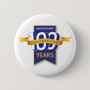 Badge Rond 5 Cm 100 ans de design