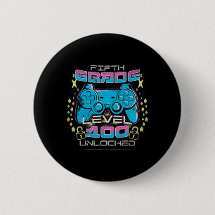 Badge Rond 5 Cm 100 Jours De 5E Année De L'École Vidéo Déverrouill