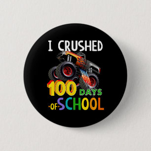 Badge Rond 5 Cm 100 Jours De Camion Monster