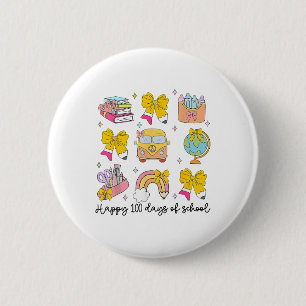 Badge Rond 5 Cm 100 Jours D'École Bruh Enseignants École Enfants G