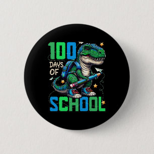 Badge Rond 5 Cm 100 Jours D'École Trex 100 Jours Plus Smarter 100E