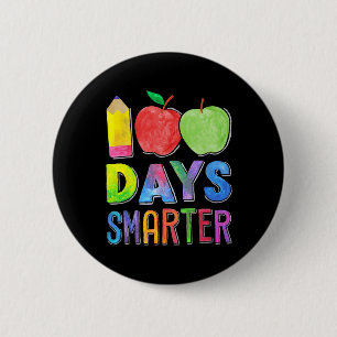 Badge Rond 5 Cm 100 Jours Smarter 100e Jour D'École Femmes Enseign