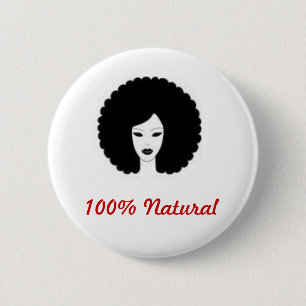 Badge Rond 5 Cm 100% naturel