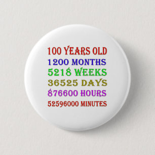 Badge Rond 5 Cm 100e anniversaire Jalons