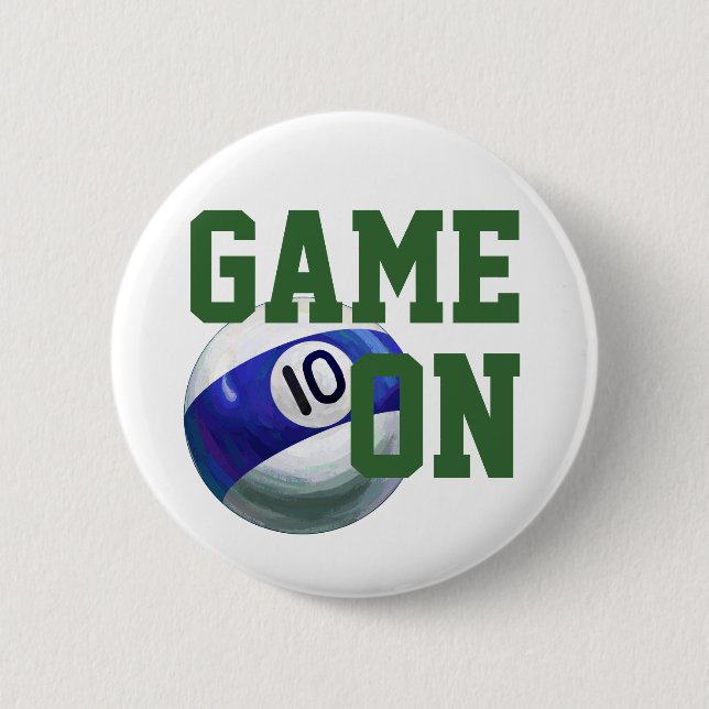 Badge Rond 5 Cm 10 balles (Devant)