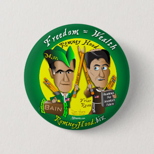 Badge Rond 5 Cm 10. Liberté = richesse