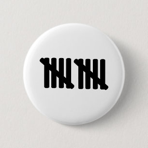 Badge Rond 5 Cm 10ème anniversaire