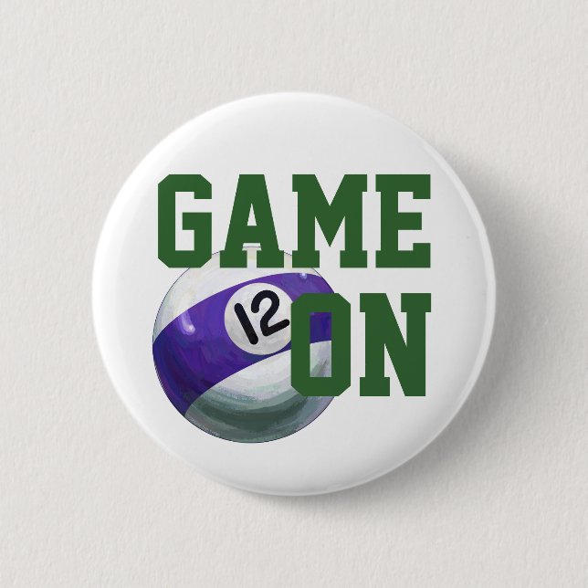 Badge Rond 5 Cm 12 balles (Devant)