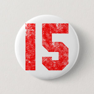 Badge Rond 5 Cm 15ème Cadeaux d'anniversaire