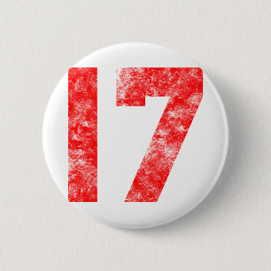 Badge Rond 5 Cm 17èmes cadeaux d'anniversaire uniques