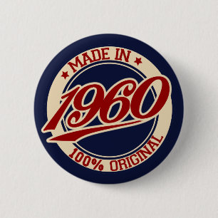 BADGE ROND 5 CM 1960