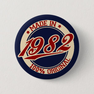BADGE ROND 5 CM 1982