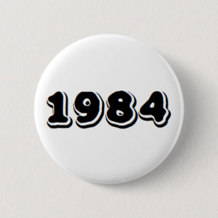 BADGE ROND 5 CM 1984