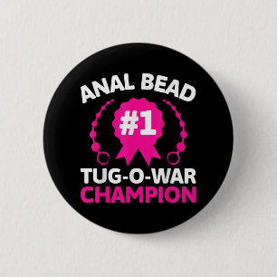Badge Rond 5 Cm #1 Bouton à perles O Champion de guerre Drôle Amus