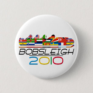 Badge Rond 5 Cm 2010 : Bobsleigh