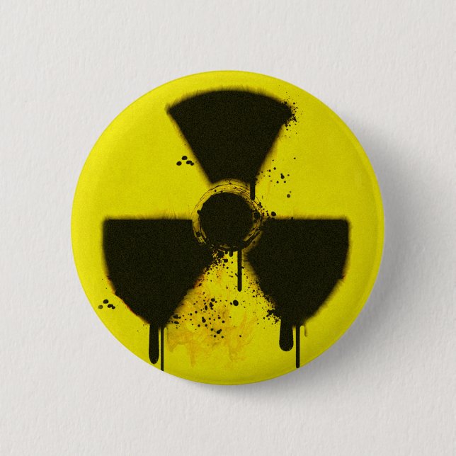 Badge Rond 5 Cm 2011,  la catastrophe nucléaire (Devant)