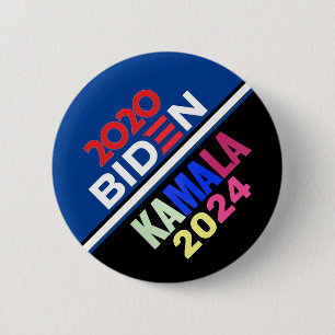 Badge Rond 5 Cm 2020 Biden / Kamala 2024