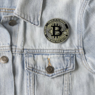 Badge Rond 5 Cm 2022 Niue 1 oz Silver Bitcoin