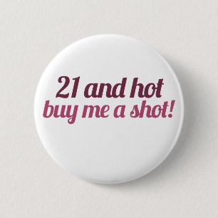 Badge Rond 5 Cm 21 et chaud m'acheter une balle