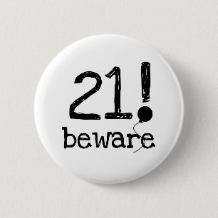 Badge Rond 5 Cm 21 prenez garde