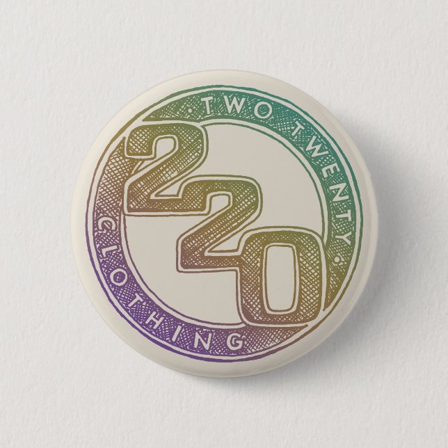 Badge Rond 5 Cm 220 Vêtements - Croquis (Devant)