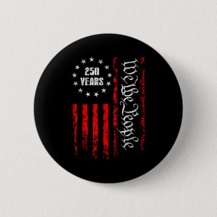 Badge Rond 5 Cm 250 Ans 1776-2026 250e Anniversaire Usa Patriotiqu