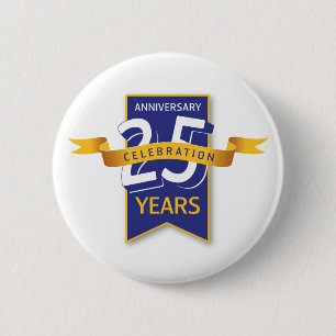 Badge Rond 5 Cm 25 ans de design