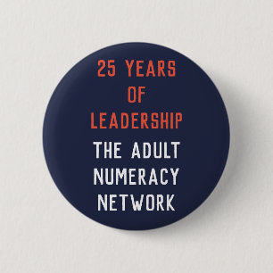 Badge Rond 5 Cm 25 ans de direction : Bouton d'annonce