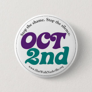Badge Rond 5 Cm 2 octobre en rond
