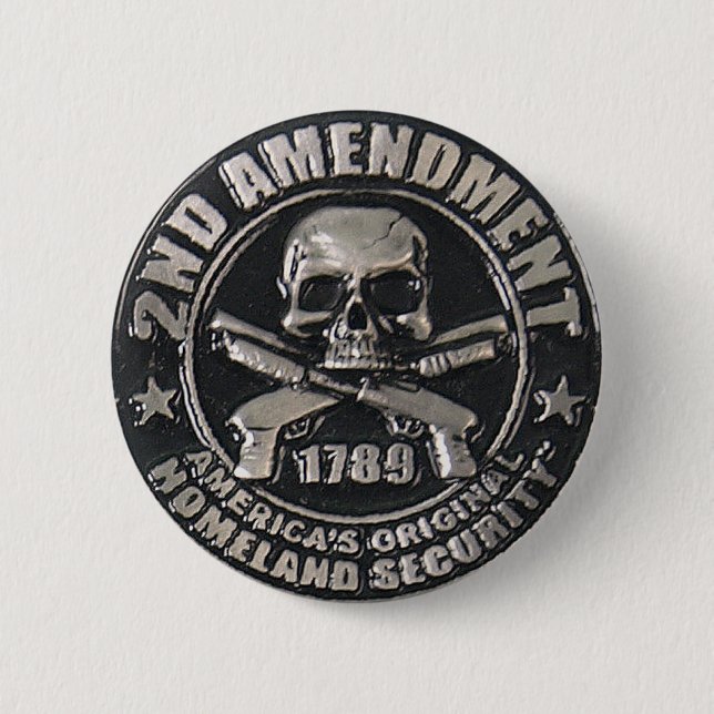Badge Rond 5 Cm 2ème Médaille d'amendement (Devant)