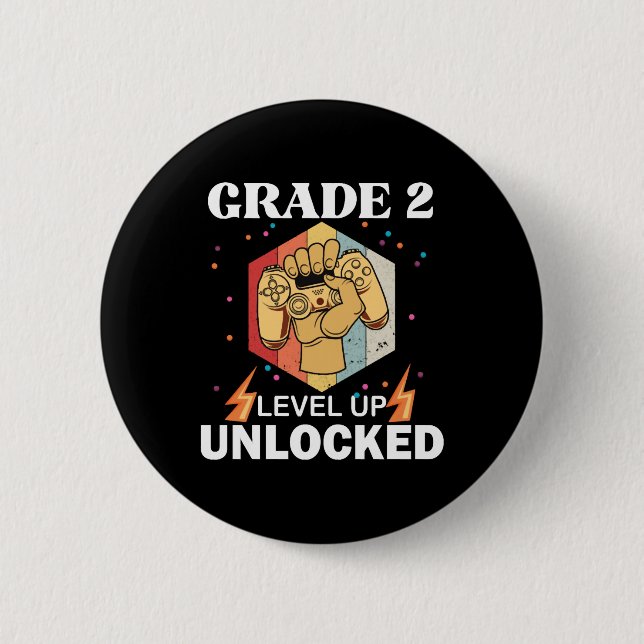 Badge Rond 5 Cm 2nd Grade (Devant)