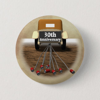Badge Rond 5 Cm 30ème Cadeaux d'anniversaire de mariage
