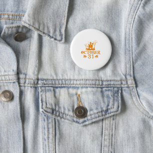 Badge Rond 5 Cm 31 octobre-halloween-octobre-effrayant-éffrayant-3